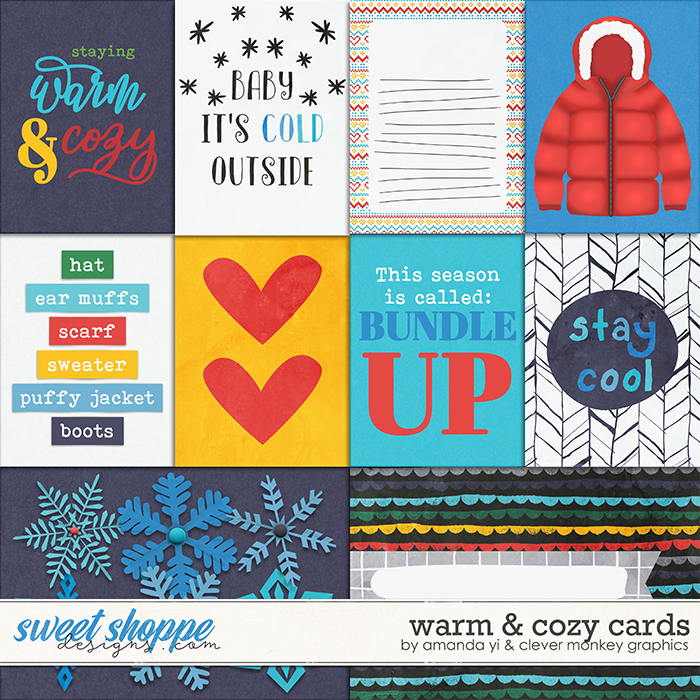 Warm & Cozy: Cards by Amanda Yi & Clever Monkey Graphics Warm & Cozy: Cards by Amanda Yi & Clever Monkey Graphics