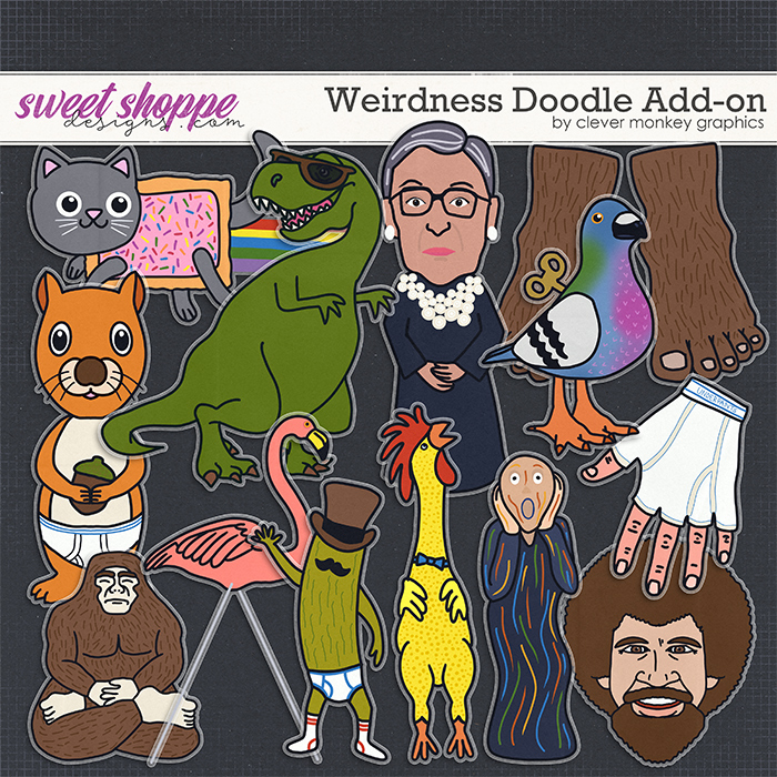 Weirdness Doodle Add-On by Clever Monkey Graphics Weirdness Doodle Add-On by Clever Monkey Graphics