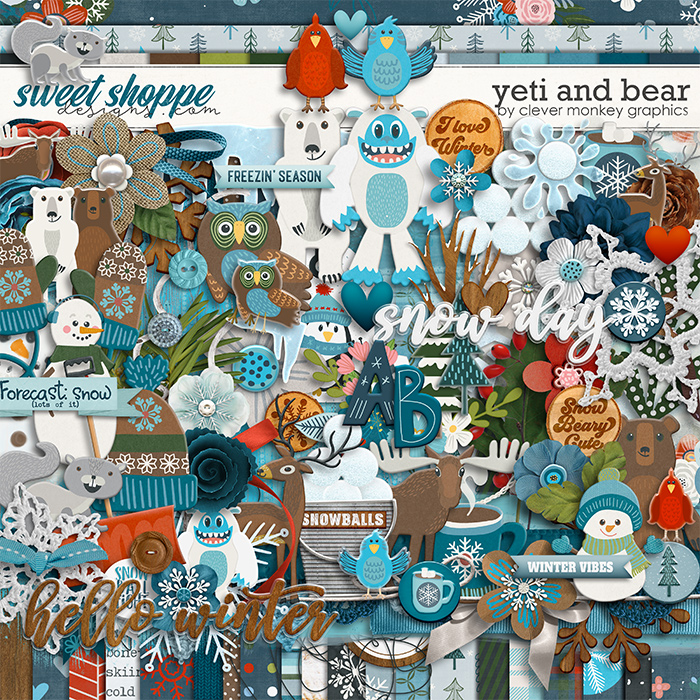 Yeti for Christmas: Cards by Meagan's Creations and WendyP Designs