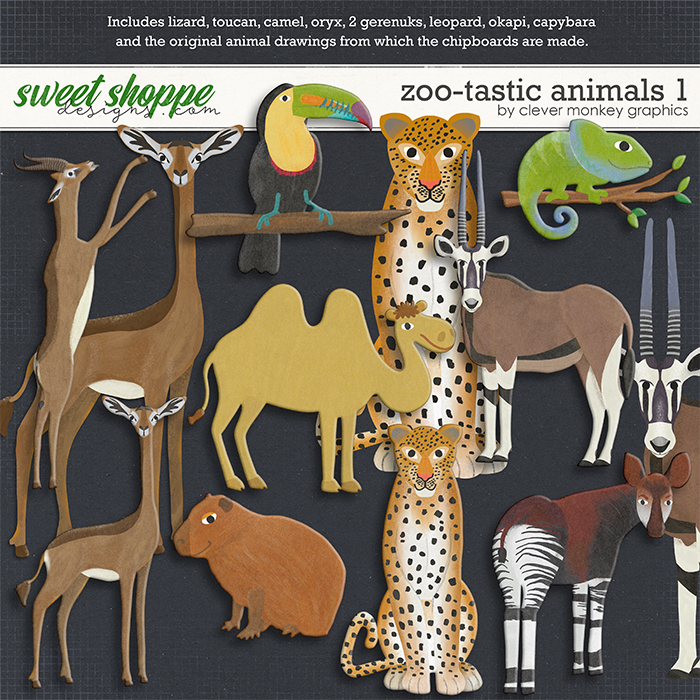 Zoo-tastic Animals 1 by Clever Monkey Graphics   