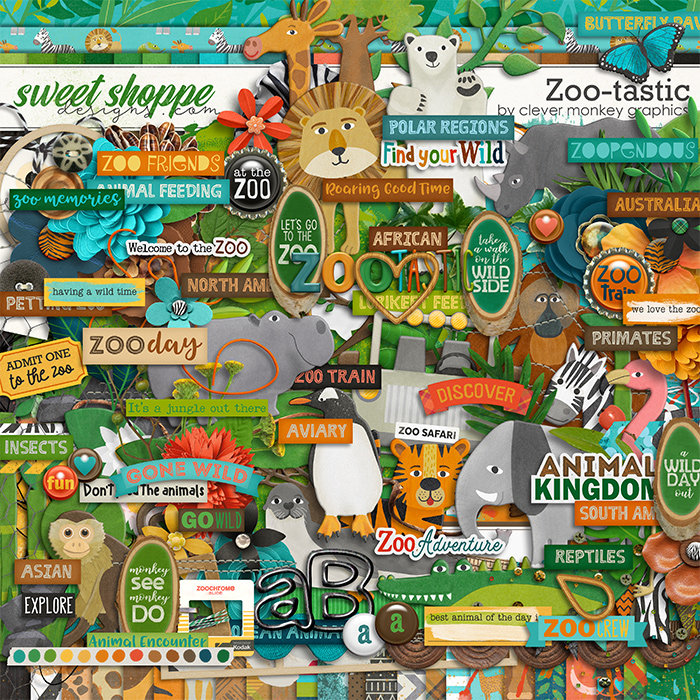 Zoo-tastic by Clever Monkey Graphics   