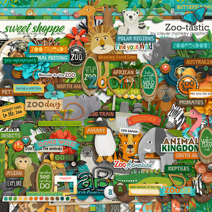 Zoo-tastic by Clever Monkey Graphics 