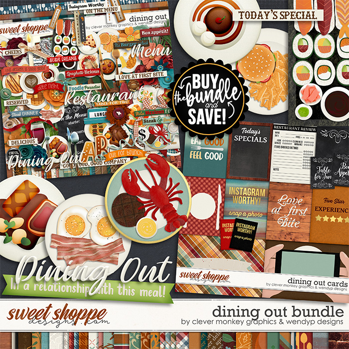 Dining Out - Bundle by Clever Monkey Graphics & WendyP Designs