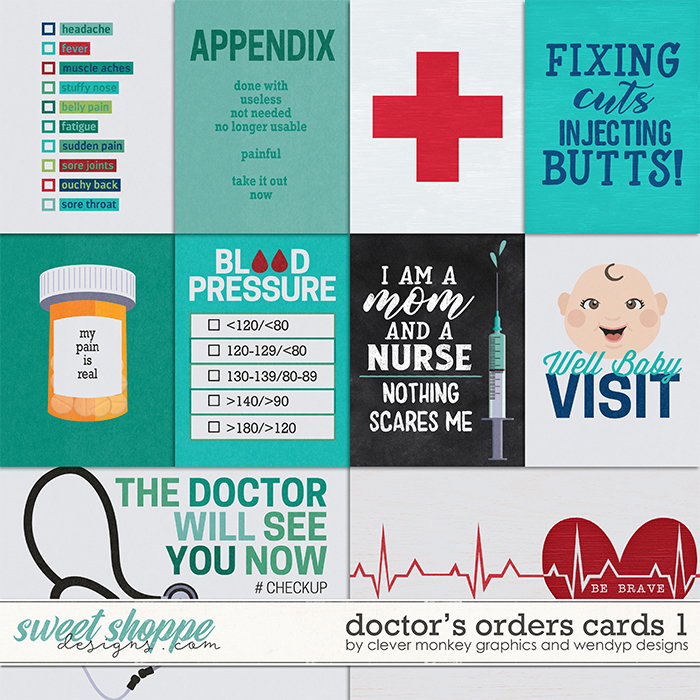 Doctor's Orders - cards by Clever Monkey Graphics & WendyP Designs Doctor's Orders - cards by Clever Monkey Graphics & WendyP Designs