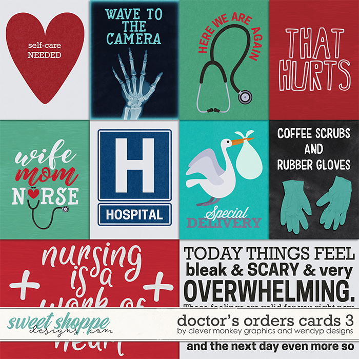 Doctor's Orders - cards 3 by Clever Monkey Graphics & WendyP Designs Doctor's Orders - cards 3 by Clever Monkey Graphics & WendyP Designs