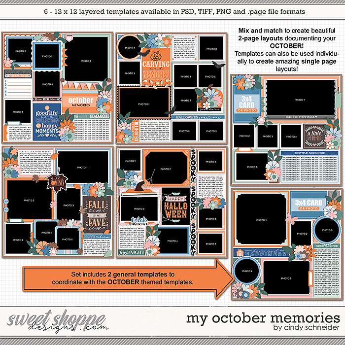 Cindy's Layered Templates - My October Memories by Cindy Schneider