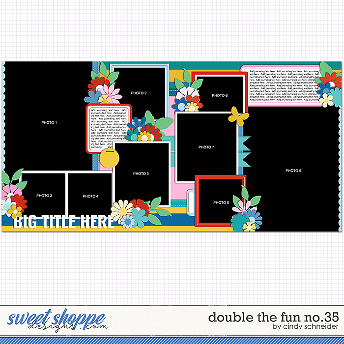 Cindy's Layered Templates - Double the Fun No.35 by Cindy Schneider
