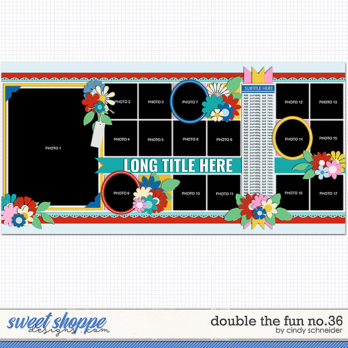 Cindy's Layered Templates - Double the Fun No.36 by Cindy Schneider