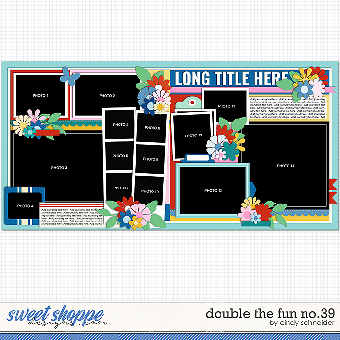 Cindy's Layered Templates - Double the Fun No. 39 by Cindy Schneider