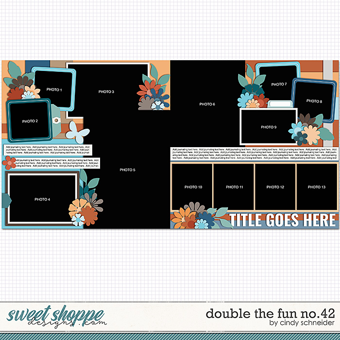 Cindy's Layered Templates - Double the Fun No. 42 by Cindy Schneider
