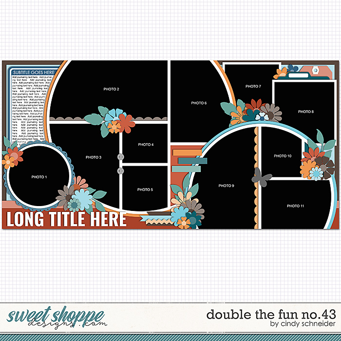 Cindy's Layered Templates - Double The Fun No. 43 by Cindy Schneider
