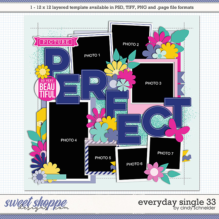 Cindy's Layered Templates - Everyday Single 33 by Cindy Schneider