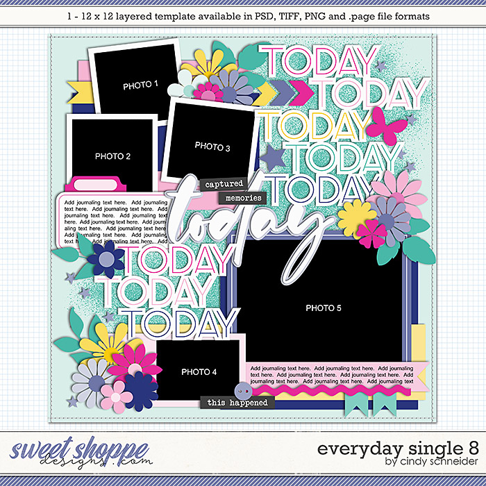 Cindy's Layered Templates - Everyday Single 8 by Cindy Schneider