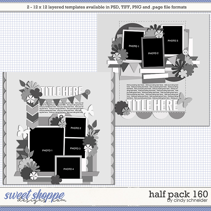 Cindy's Layered Templates - Half Pack 160 by Cindy Schneider