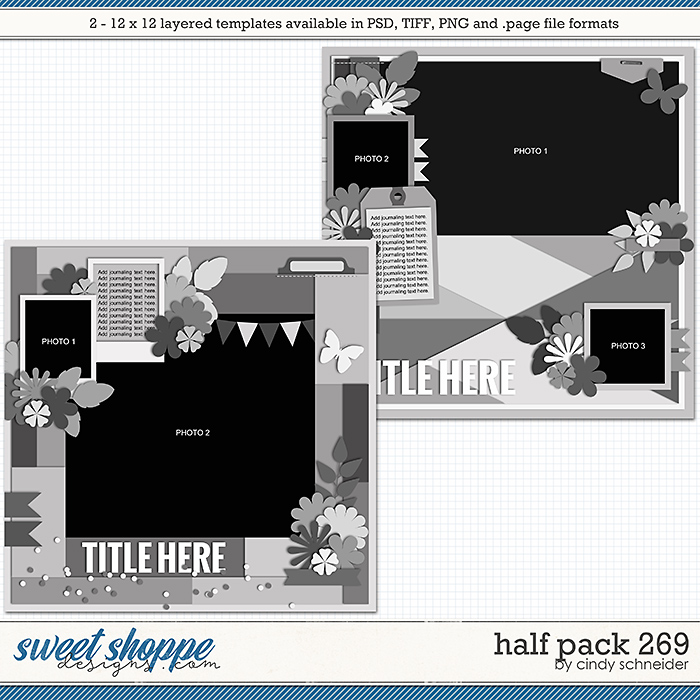 Cindy's Layered Templates - Half Pack 269 by Cindy Schneider