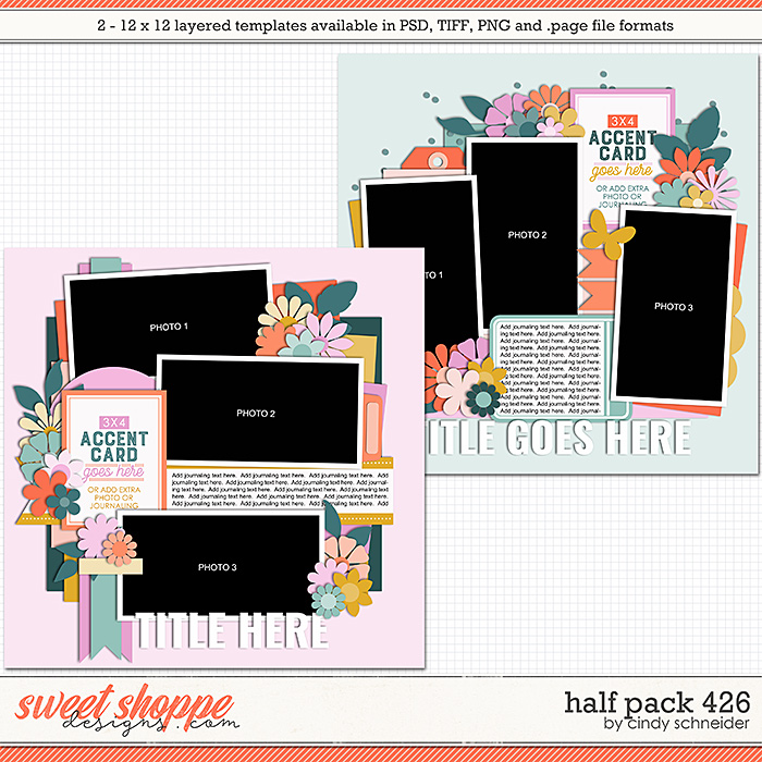 Cindy's Layered Templates - Half Pack 426 by Cindy Schneider