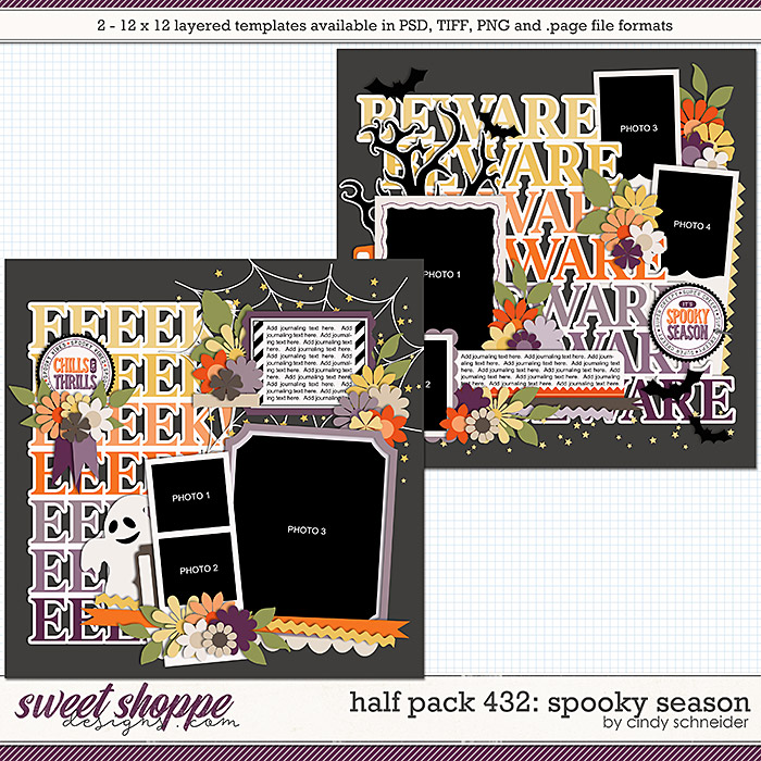 Cindy's Layered Templates - Half Pack 432: Spooky Season by Cindy Schneider
