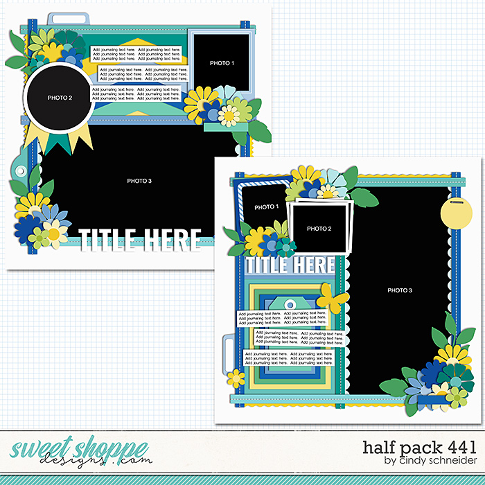 Cindy's Layered Templates - Half Pack 441 by Cindy Schneider