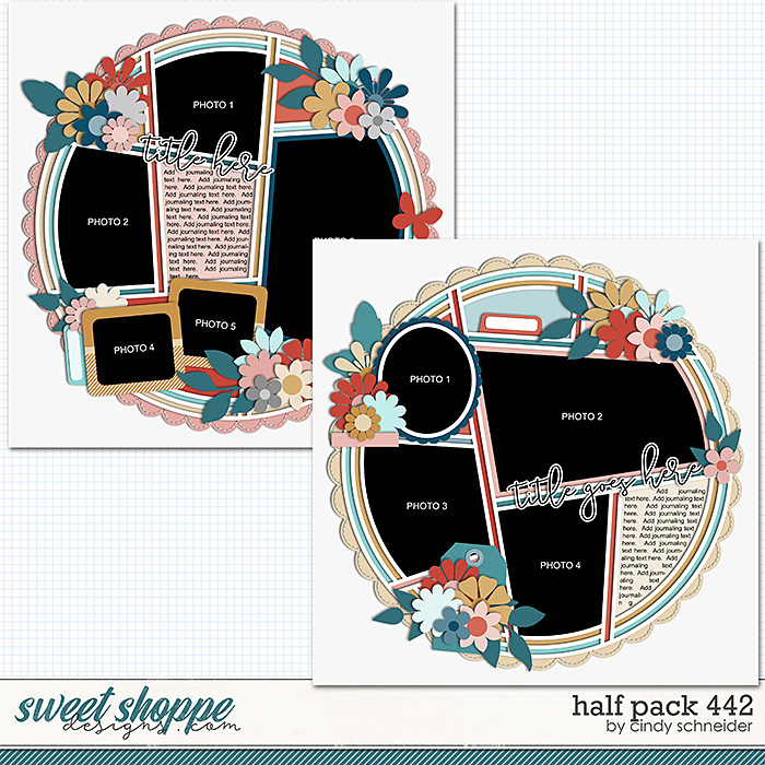 Cindy's Layered Templates - Half Pack 442 by Cindy Schneider