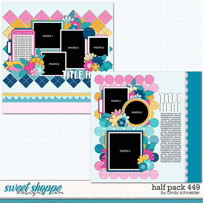 Cindy's Layered Templates - Half Pack 449 by Cindy Schneider