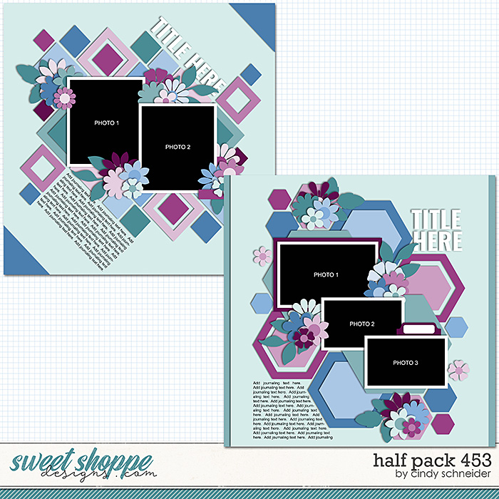 Cindy's Layered Templates - Half Pack 453 by Cindy Schneider