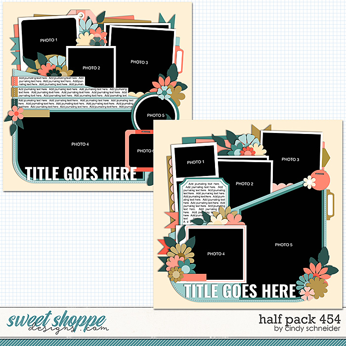 Cindy's Layered Templates - Half Pack 454 by Cindy Schneider