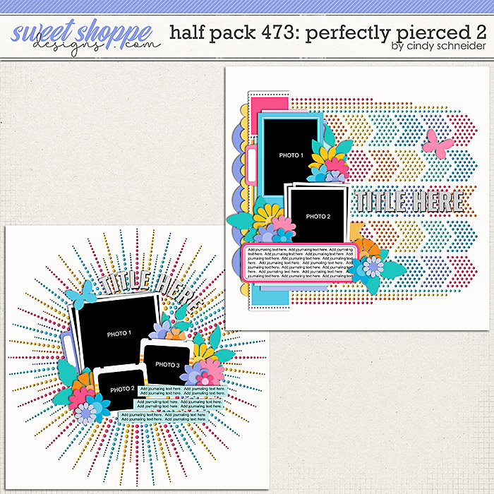 Cindy's Layered Templates - Half Pack 473: Perfectly Pierced 2 by Cindy Schneider