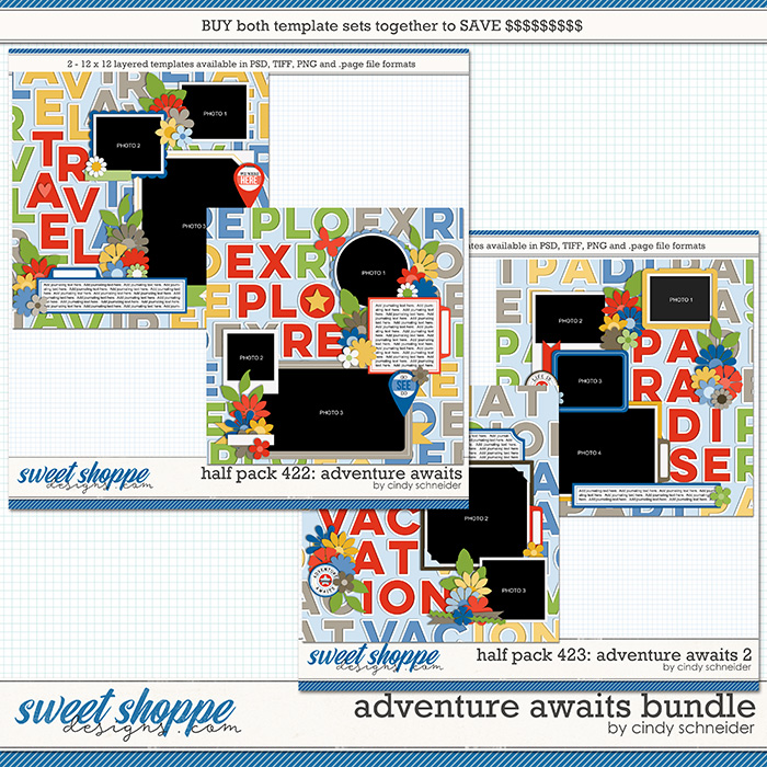 Cindy's Layered Templates: Adventure Awaits Bundle by Cindy Schneider