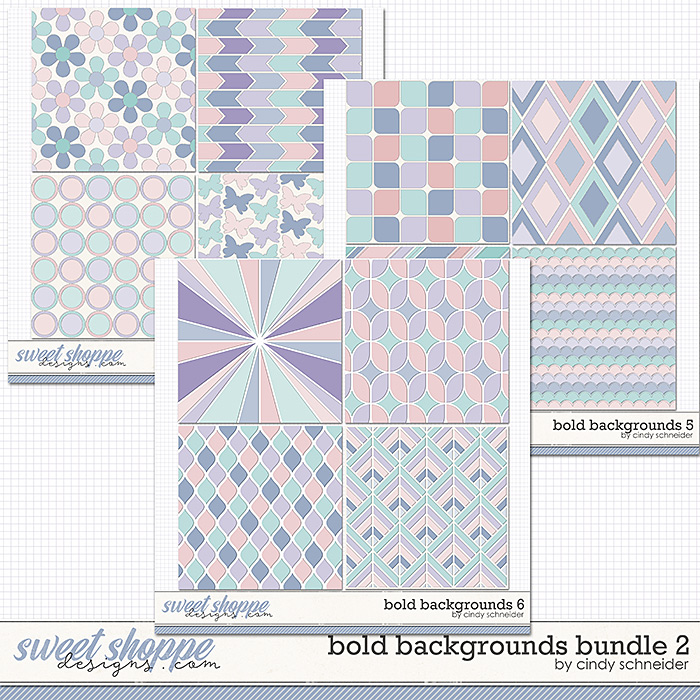 Cindy's Layered Templates - Bold Backgrounds Bundle 2 by Cindy Schneider