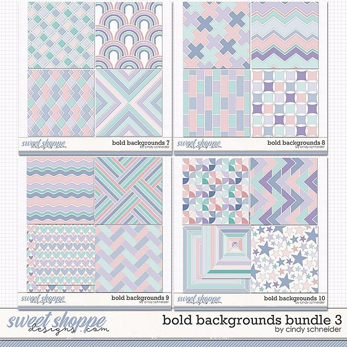 Cindy's Layered Templates - Bold Backgrounds Bundle 3 by Cindy Schneider