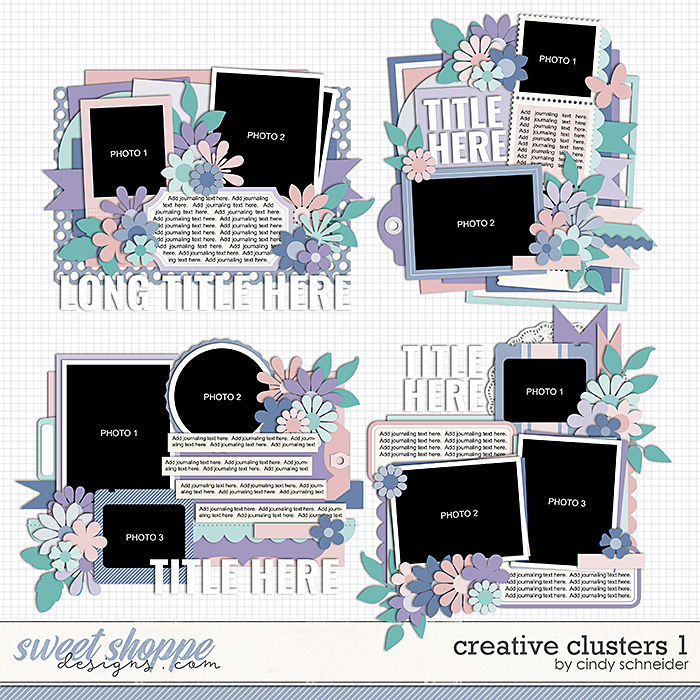 Cindy's Layered Templates - Creative Clusters 1 by Cindy Schneider