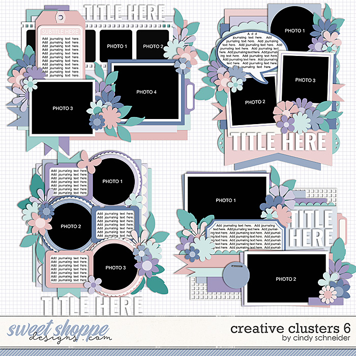 Cindy's Layered Templates - Creative Clusters 6 by Cindy Schneider