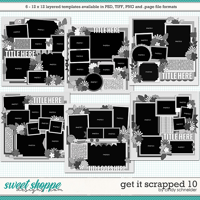 Cindy's Layered Templates - Get It Scrapped 10 by Cindy Schneider