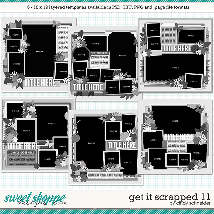 Cindy's Layered Templates - Get It Scrapped 11 by Cindy Schneider