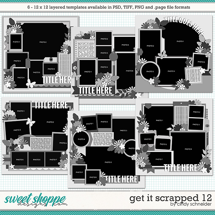 Cindy's Layered Templates - Get It Scrapped 12 by Cindy Schneider