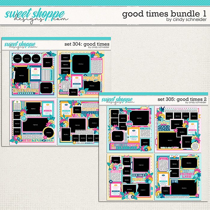 Cindy's Layered Templates - Good Times Bundle 1 by Cindy Schneider