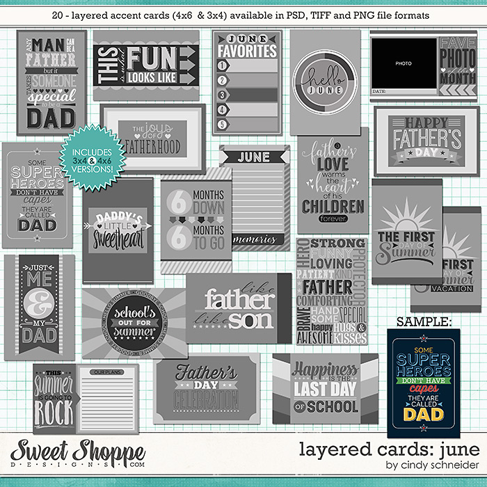 Cindy's Layered Cards: June Edition by Cindy Schneider
