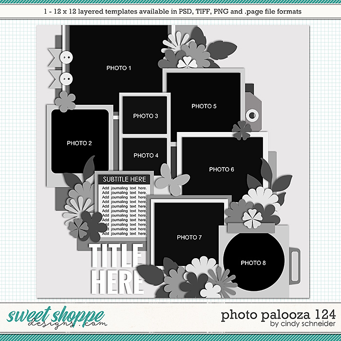 Cindy's Layered Templates - Photo Palooza 124 by Cindy Schneider