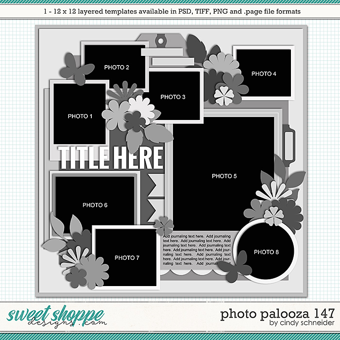 Cindy's Layered Templates - Photo Palooza 147 by Cindy Schneider