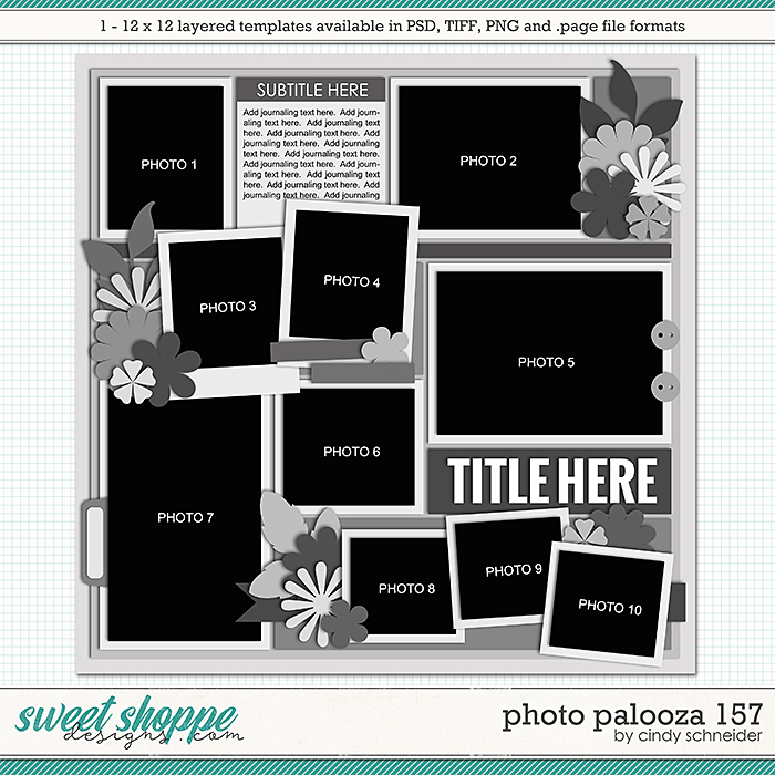 Cindy's Layered Templates - Photo Palooza 157 by Cindy Schneider