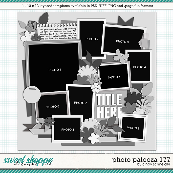 Cindy's Layered Templates - Photo Palooza 177 by Cindy Schneider