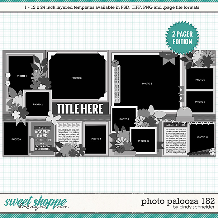 Cindy's Layered Templates - Photo Palooza 182 by Cindy Schneider