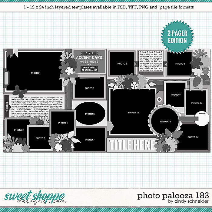 Cindy's Layered Templates - Photo Palooza 183 by Cindy Schneider