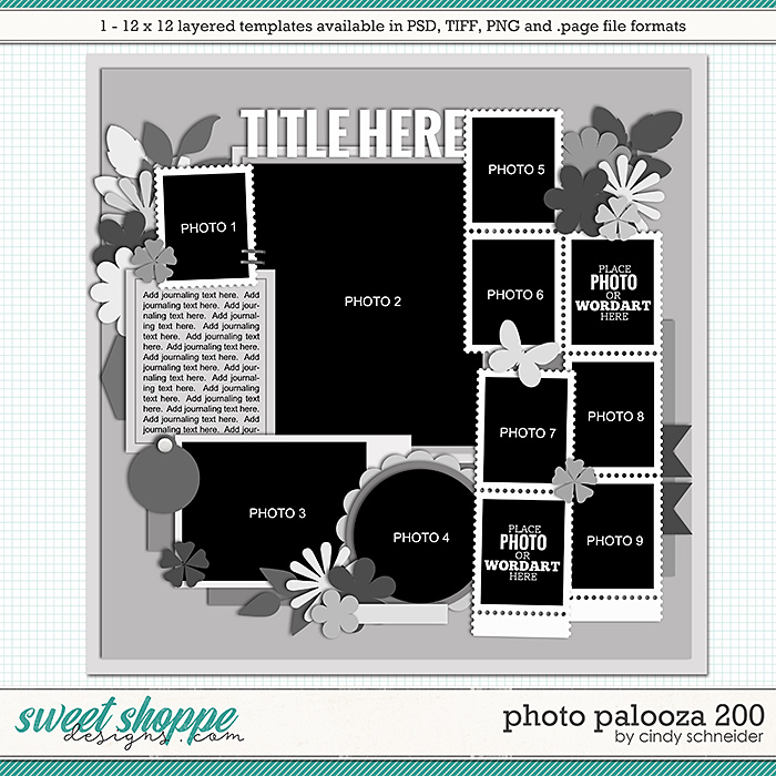 Cindy's Layered Templates - Photo Palooza 200 by Cindy Schneider