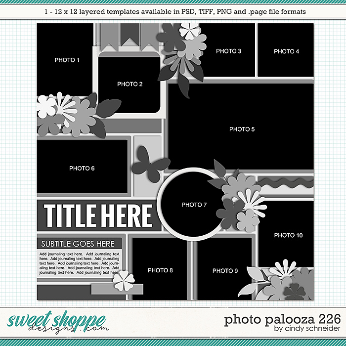 Cindy's Layered Templates - Photo Palooza 226 by Cindy Schneider