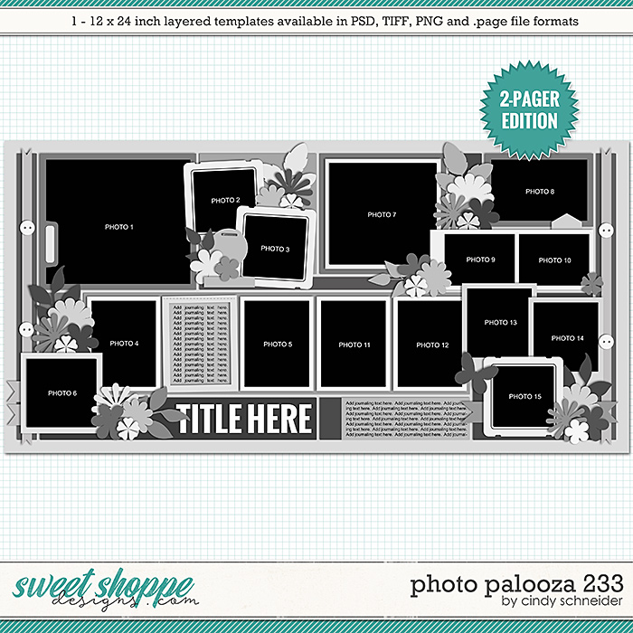 Cindy's Layered Templates - Photo Palooza 233 by Cindy Schneider