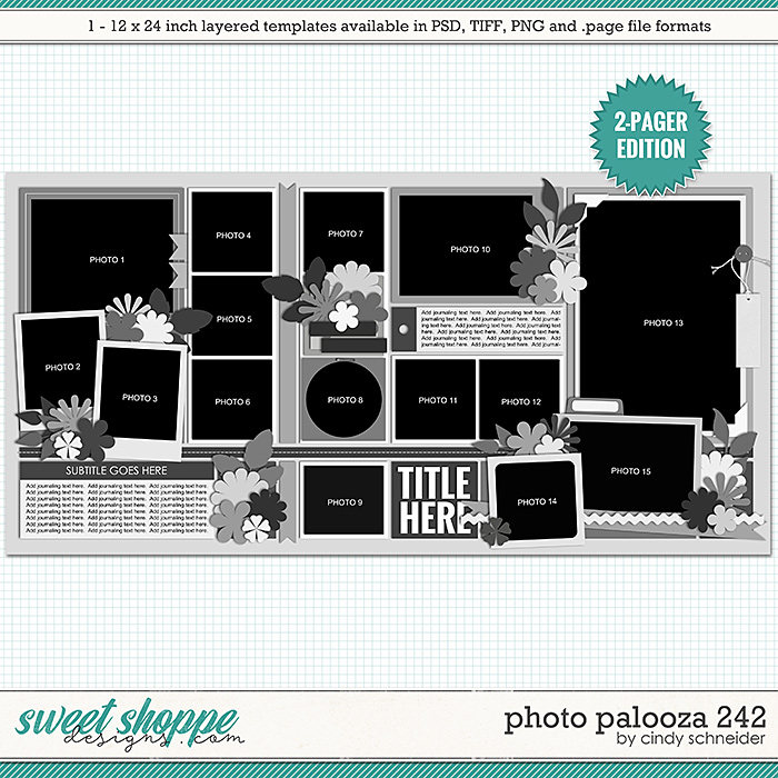 Cindy's Layered Templates - Photo Palooza 242 by Cindy Schneider