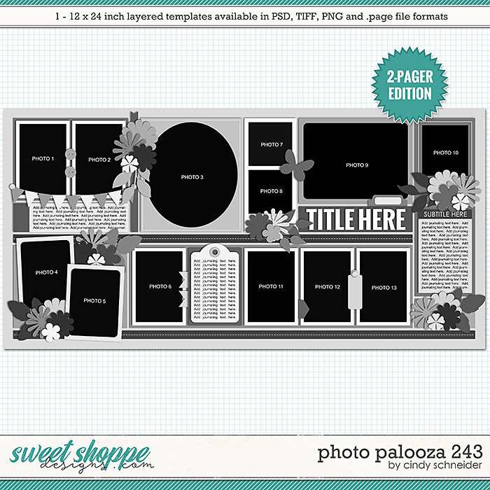 Cindy's Layered Templates - Photo Palooza 243 by Cindy Schneider