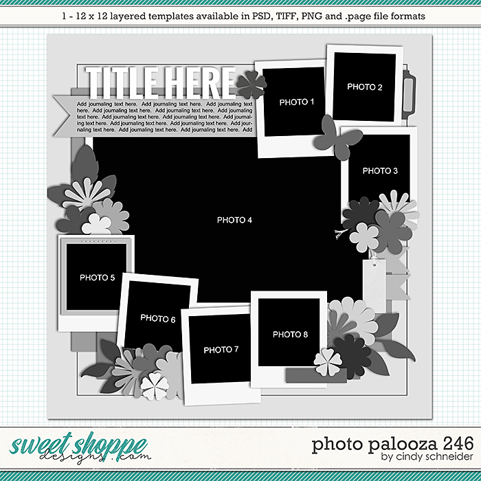 Cindy's Layered Templates - Photo Palooza 246 by Cindy Schneider