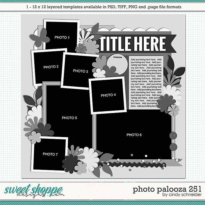 Cindy's Layered Templates - Photo Palooza 251 by Cindy Schneider